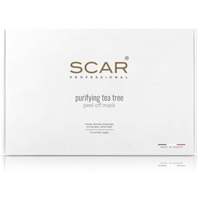SCAR FACE CARE PEEL-OFF MASK, 30G PACK OF 5, MADE IN FRANCE EXFOLIATING FACIAL MASK FOR BLEMISHES AND UNEVEN SKIN TONE - Image 3